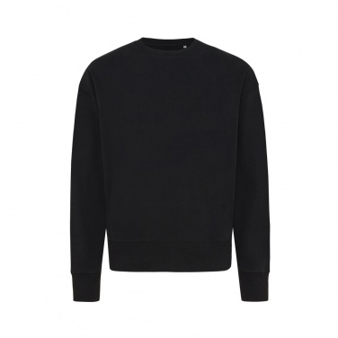 Logo trade promotional giveaways image of: Iqoniq Kruger relaxed recycled cotton crew neck