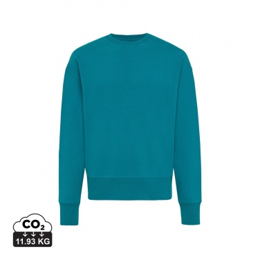 Logo trade promotional items image of: Iqoniq Kruger relaxed recycled cotton crew neck