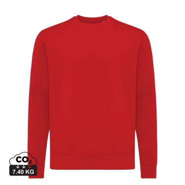 Logo trade business gifts image of: Iqoniq Etosha lightweight recycled cotton crew neck
