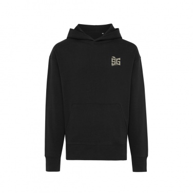 Logo trade business gift photo of: Iqoniq Yoho recycled cotton relaxed hoodie