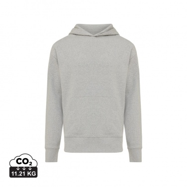 Logo trade promotional merchandise image of: Iqoniq Yoho recycled cotton relaxed hoodie