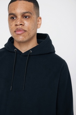 Logo trade promotional giveaways image of: Iqoniq Trivor recycled polyester microfleece hoodie