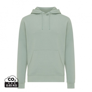 Logo trade corporate gifts image of: Iqoniq Rila lightweight recycled cotton hoodie