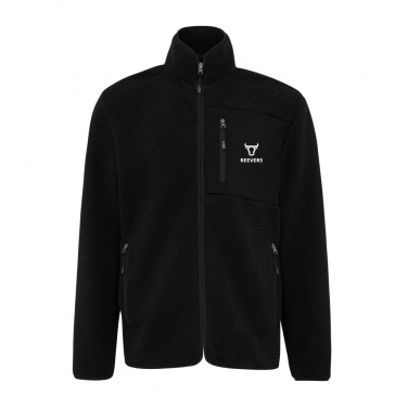 Logo trade corporate gifts picture of: Iqoniq Diran recycled polyester pile fleece jacket
