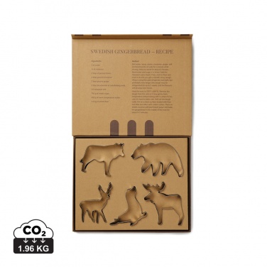 Logotrade promotional products photo of: VINGA Nordic big 5 cookie cutter 5-piece set