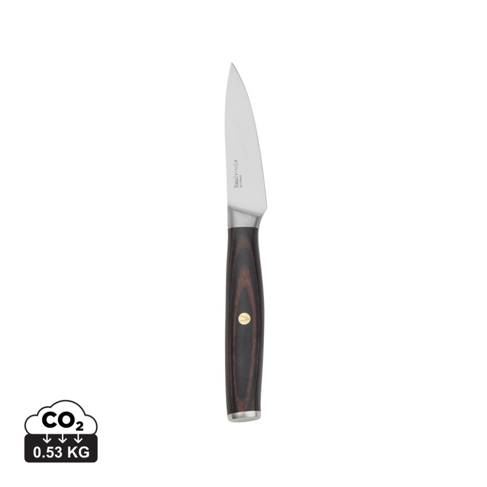 Logo trade promotional giveaway photo of: VINGA Tara RCS recycled steel paring knife