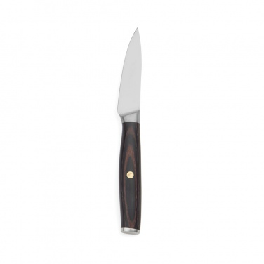 Logo trade corporate gifts image of: VINGA Tara RCS recycled steel paring knife