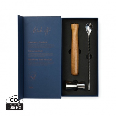 Logotrade promotional gift image of: VINGA Story of mocktail, set of cocktail accessories