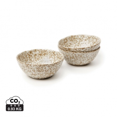 Logo trade promotional product photo of: VINGA Nuvem stoneware mini bowl, 3 pcs set