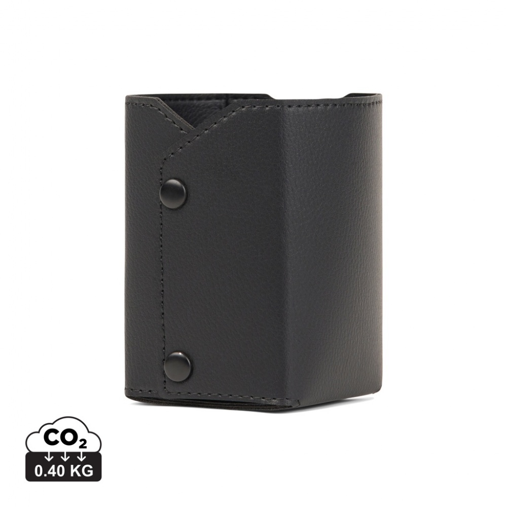 Logo trade advertising product photo of: VINGA Timo PU RCS RPET pen holder