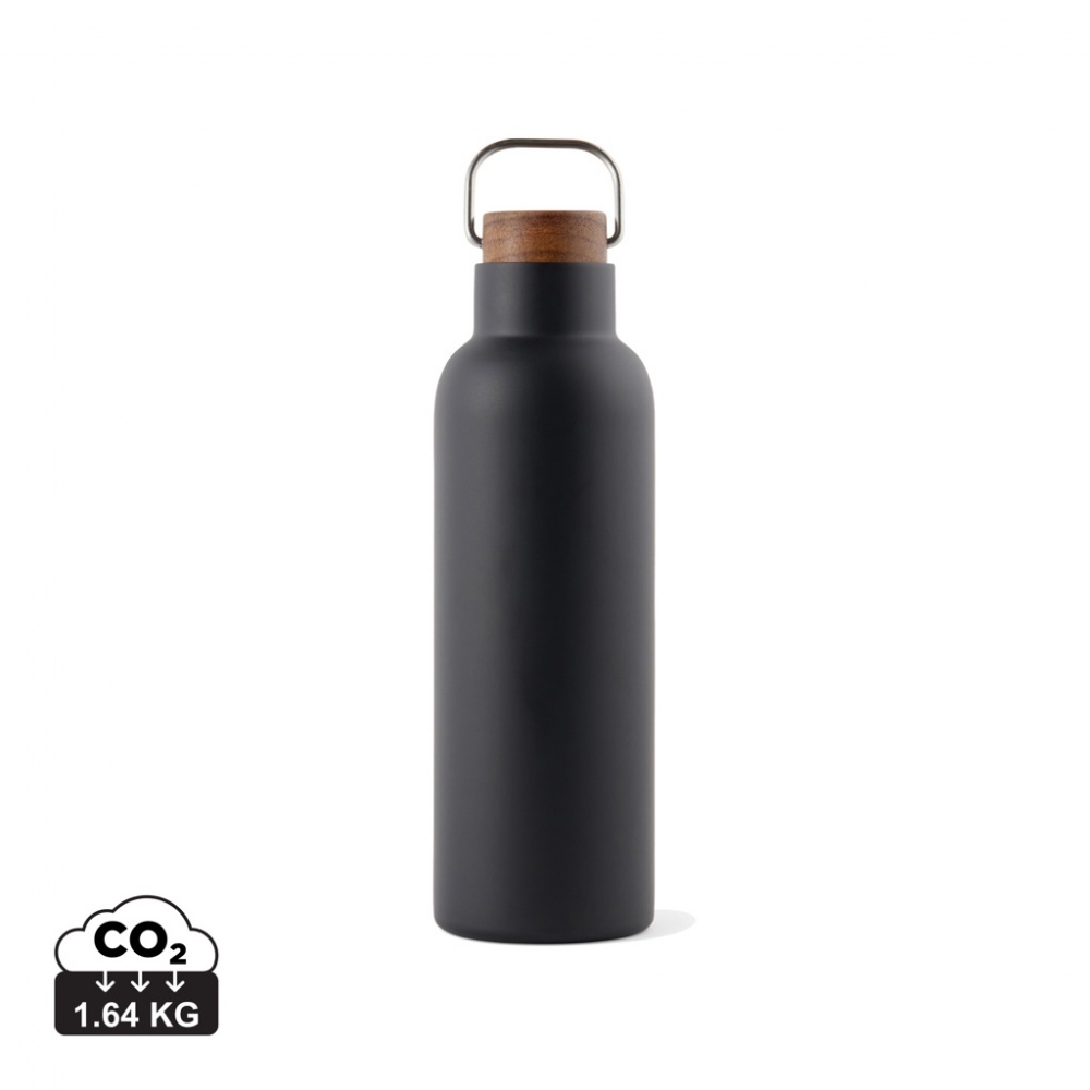 Logo trade promotional product photo of: VINGA Ciro RCS recycled vacuum bottle 800ml