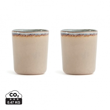 Logo trade advertising products picture of: VINGA Nomimono stoneware mug, 2 pcs set