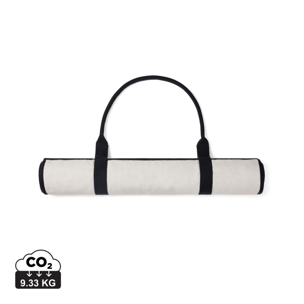 Logo trade promotional merchandise photo of: VINGA Volonne AWARE™ recycled canvas beach mat
