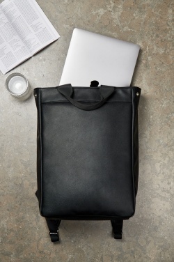 Logo trade advertising products picture of: VINGA Bermond RCS recycled PU backpack