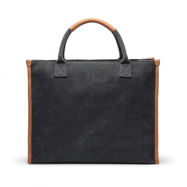 Logo trade promotional merchandise picture of: VINGA Bosler RCS recycled canvas office tote