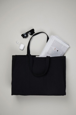 Logo trade promotional item photo of: VINGA Hilo AWARE™ recycled canvas maxi tote bag
