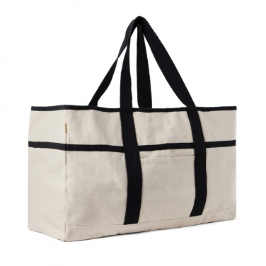 Logotrade promotional items photo of: VINGA Volonne AWARE™ recycled canvas beach bag