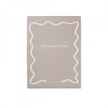 Logotrade promotional giveaways photo of: VINGA Thankfulness GRS recycled paper journal