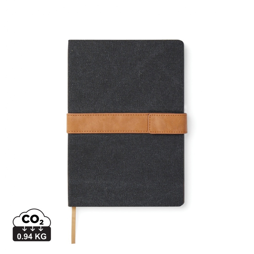 Logo trade promotional product photo of: VINGA Bosler RCS recycled paper notebook
