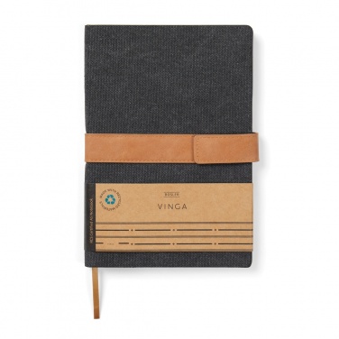 Logo trade advertising products picture of: VINGA Bosler RCS recycled paper notebook