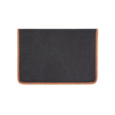 Logotrade promotional gift picture of: VINGA Bosler GRS recycled canvas 14" laptop sleeve
