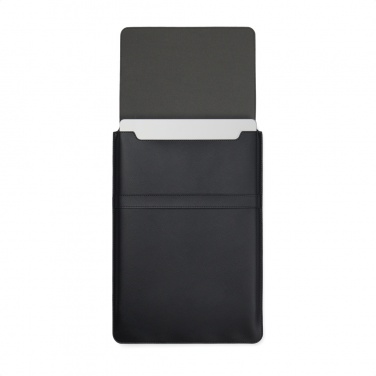Logo trade promotional gifts picture of: VINGA Timo PU RCS RPET 16" laptop sleeve
