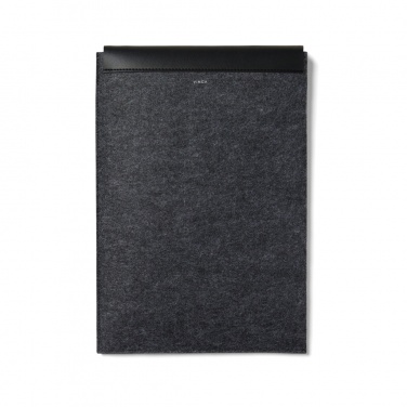 Logo trade promotional merchandise photo of: VINGA Albon GRS recycled felt 15" laptop sleeve