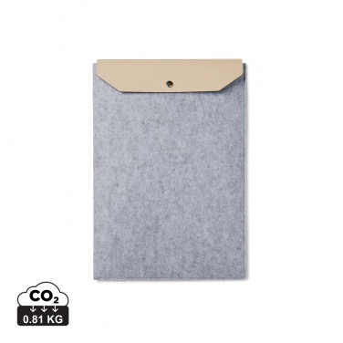 Logo trade promotional giveaway photo of: VINGA Albon GRS recycled felt 15" laptop sleeve