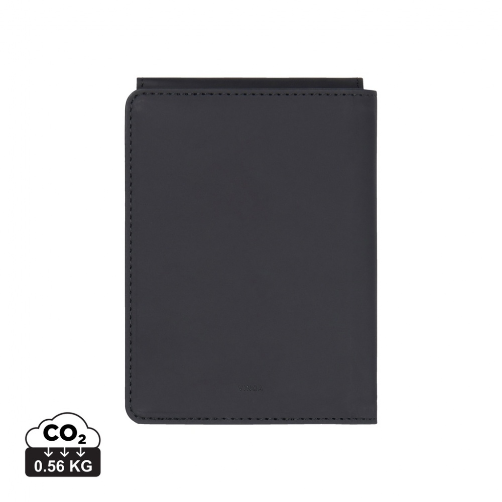 Logotrade promotional giveaway image of: VINGA Baltimore RCS recycled polyester RFID passport cover