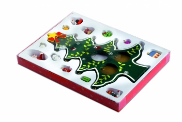 Logo trade promotional merchandise photo of: Wooden xmas tree decoration