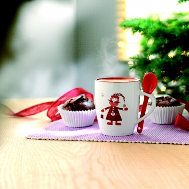 Logotrade promotional product image of: Mug with spoon 250ml