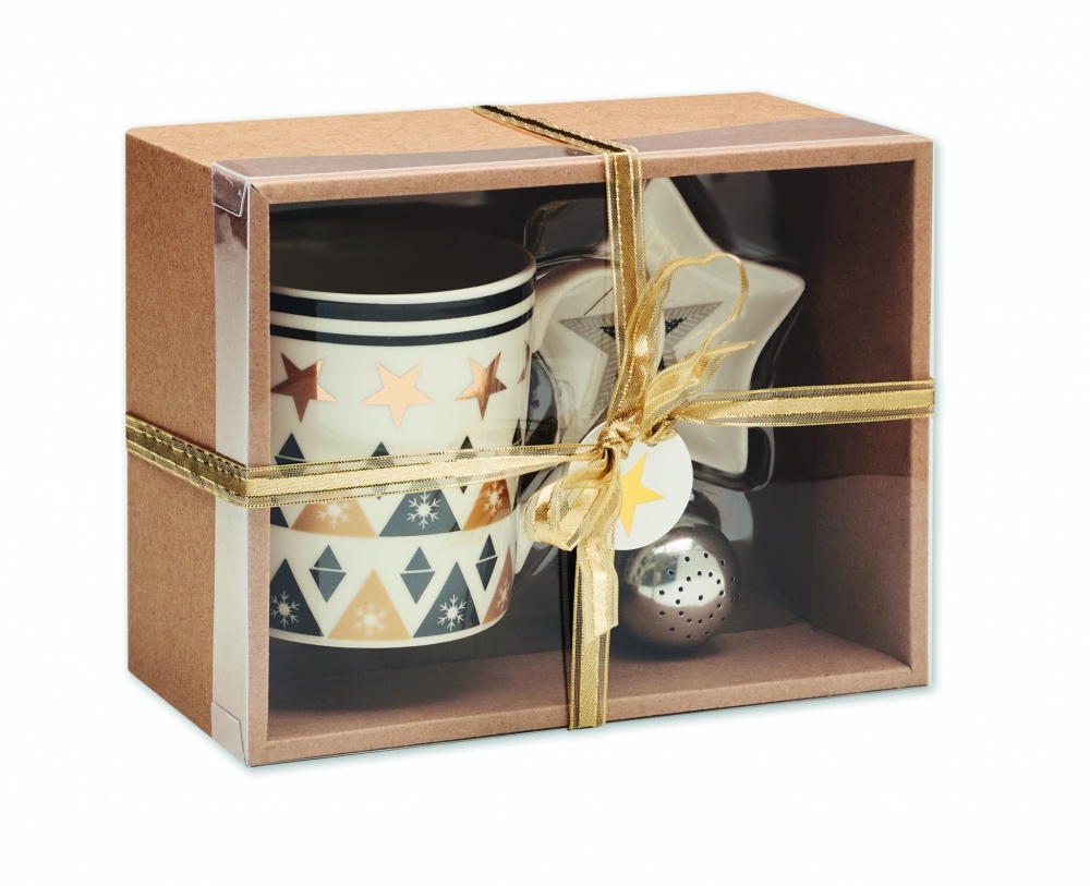 Logotrade business gifts photo of: Mug mini plate filter in box