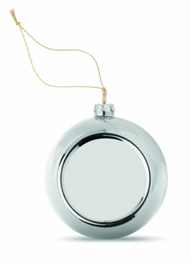 Logo trade promotional items image of: Christmas ball for sublimation