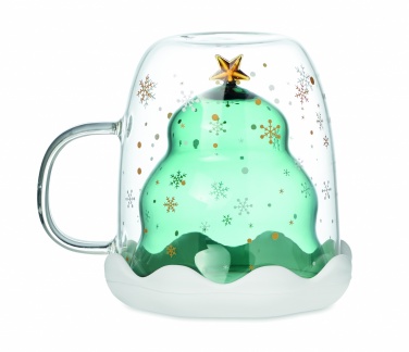 Logotrade promotional product picture of: Double wall borosilicate mug