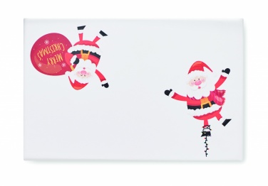 Logo trade business gifts image of: Set of 2 Christmas glasses