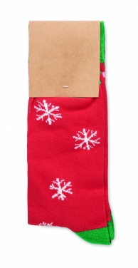 Logo trade advertising products image of: Pair of Christmas socks L