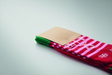 Logotrade promotional item picture of: Pair of Christmas socks L