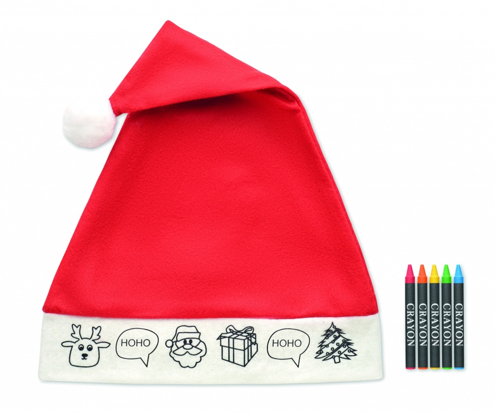 Logo trade business gift photo of: Kids Santa hat