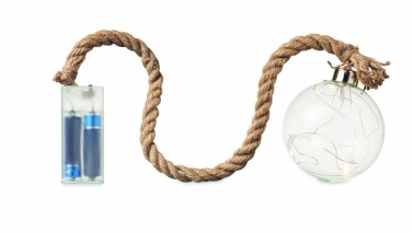 Logo trade promotional products picture of: Glass bauble LED light