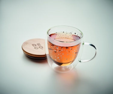 Logo trade promotional products image of: Double wall borosilicate mug