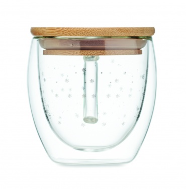 Logo trade advertising product photo of: Double wall borosilicate mug