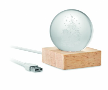 Logotrade advertising products photo of: Christmas LED crystal ball