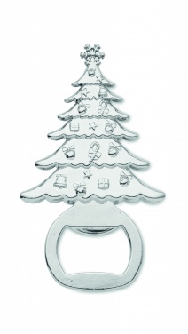 Logo trade promotional gifts image of: Bottle opener Christmas motif