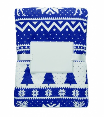 Logotrade promotional gift image of: RPET fleece blanket 190 gr/m²