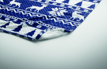Logo trade business gifts image of: RPET fleece blanket 190 gr/m²