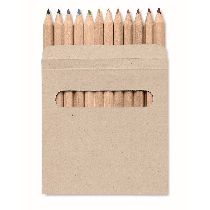 Logotrade promotional merchandise image of: 12 coloured pencils set