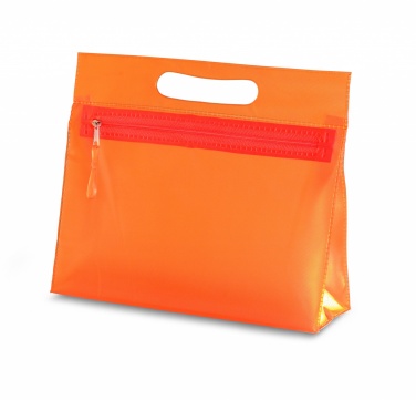 Logo trade promotional giveaways image of: Transparent cosmetic pouch