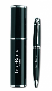 Logo trade promotional item photo of: Metal twist ball pen