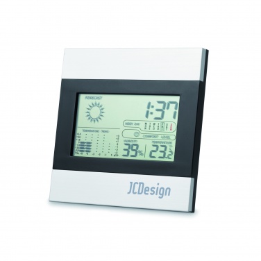 Logo trade corporate gifts picture of: Weather station and clock