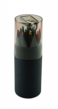 Logotrade business gift image of: Black colouring pencils